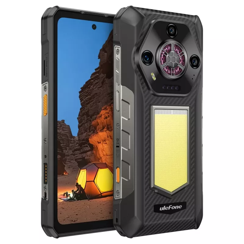 UleFone Armor 30 viedtālrunis, 12 GB RAM, 512 GB atmiņa, melns, energoefektivitātes klase A