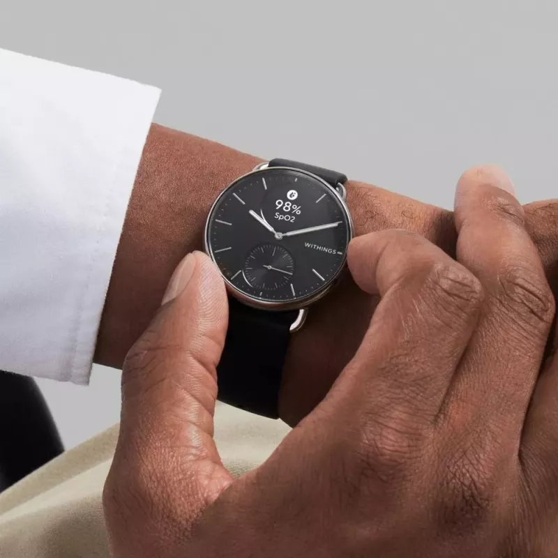 Viedpulkstenis Withings ScanWatch 2 Melns