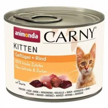 ANIMONDA Carny Kitten Poultry Beef - mitrā kaķu barība - 200 g