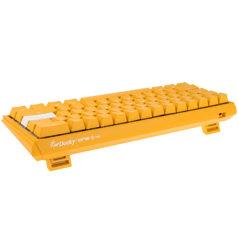 Ducky One 3 Mini dzeltena tastatūra, spēlēm, USB, QWERTY, US English