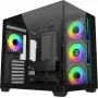 PC Case Cooler Master Elite 681 (E681-KHNN-S00) ATX Midi Tower, Melns, 1×3.5 inch + 2×2.5 inch, 2×USB 3.0, 4×120mm ARGB, Tempered Glass Side