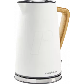 NEDIS N KAWK510EWT - Elektriskā tējkanna 1,7 l, Soft-Touch, balta (KAWK510EWT)