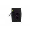 Nepārtrauktās barošanas avots DIGITUS Line-Interactive DN-170064-B 800 VA (480 W), AVR, LCD, tornis, 2 maiņstrāvas rozetes, tips F