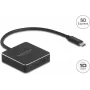 Karšu lasītājs DELOCK 91019 USB 3.1 (Gen 2) Type-C — SD / SDHC / SDXC, 10 Gbit/s, melns