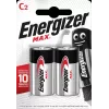 Vienreizējā baterija Energizer C 1.5 V sārma 2 gab. iepakojumā E301533200