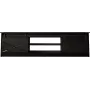 RTV GRANERO 200x56.7x35 melns/melns glancēts Skapis
