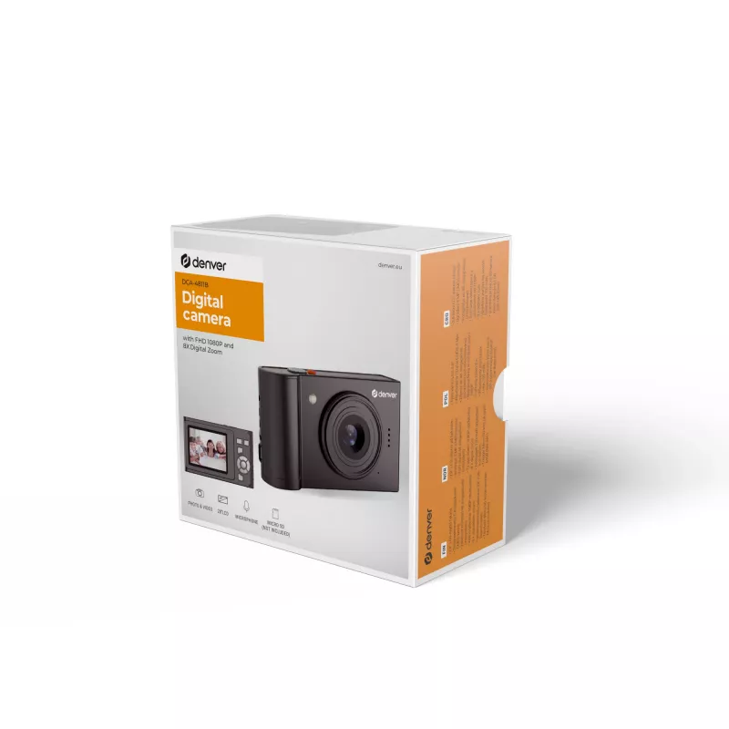 Digitālā kamera Denver DCA-4811B 5 megapikseļu CMOS sensors melnā krāsā