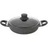 Pasniegšanas panna Ballarini 75002-973-0 apaļa pelēka 28 cm