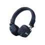 Apkārtauss Bluetooth austiņas MARSHALL Major V Midnight Blue — 40 mm draiveri, Bluetooth 5.3, 100+ stundu akumulators, 3,5 mm vadu atbalsts