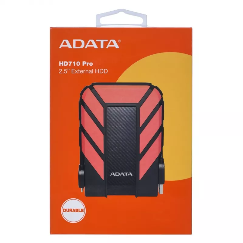 ADATA HD710 Pro ārējais cietais disks 1 TB 2,5 collu USB 3.2 Gen 1 (3.1 Gen 1) Melns, Sarkans