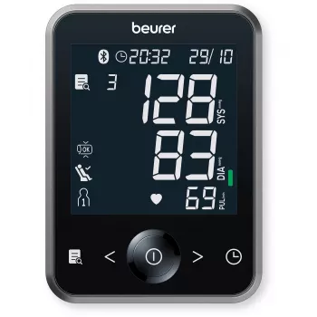 Asinsspiediena mērītājs Beurer BM64 ar Bluetooth savienojumu un aproci augšdelmam