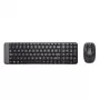 Logitech Wireless Combo MK220 - tastatūras un peles komplekts - bezvadu - 2,4 GHz - itāļu - tumši pelēks (920-003721)