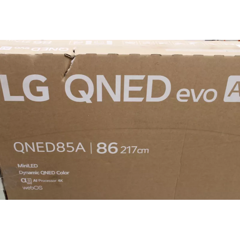 TV LG 86QNED85A3C 86 colu viedtelevizors ar webOS 25, 4K UHD (bojāts iepakojums)