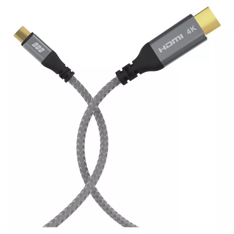 EFB Elektronik USB-C uz HDMI kabelis 4K30Hz pelēks - Kabelis - Digitālais/Datu (USB-HDMI-00001)