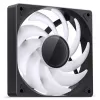 Ventilators Jonsbo SL-120B 12 cm melns balts 600-1500 RPM 22-32 dB