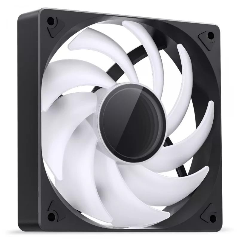 Ventilators Jonsbo SL-120B 12 cm melns balts 600-1500 RPM 22-32 dB