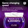 Crucial Pro OC 32GB (2x16GB) DDR5 PC5-48000C32 6400MHz Dual Channel Kit - balta