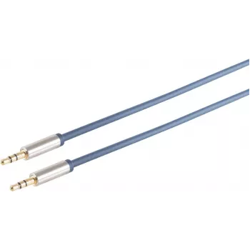 Audio kabelis ShiverPeaks 30815-SPP-plāns 5m 3.5mm zils