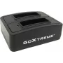 GoXtreme Dual Vision 4K akumulatoru uzlādes stacija – divu nodalījumu lādētājs darbības kameru akumulatoriem, modelis 01492