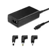 Qoltec 52415 barošanas adapteris, paredzēts Samsung Sony 65 W | 3 spraudņi | + strāvas kabelis