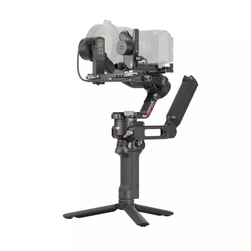 Rokas kameras stabilizators DJI RS 4 Combo melns alumīnija 12h akumulators