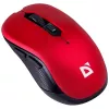 Bezvadu RF klusā pele DEFENDER Gassa MM-105 — piemērota abām rokām, 1600 DPI, 2.4 GHz, nano USB uztvērējs