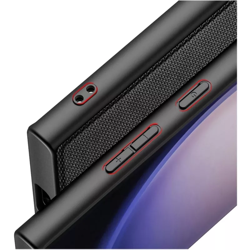 StyleShell NYLO, tālruņa maciņš melns, Samsung Galaxy S24 Ultra