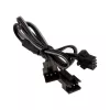Iekšējais strāvas kabelis PHANTEKS PH-CB-DRGB3P — 3 kontaktu uz 2× Molex (3 kontaktu), melns/pelēks