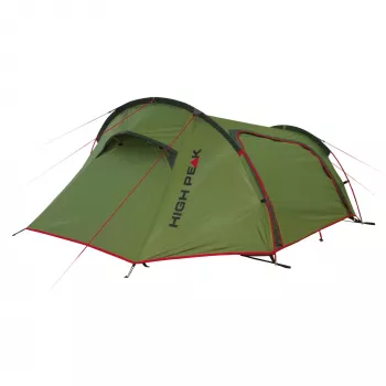 High Peak Sparrow LW kupolveida telts 2 personām Zaļa, Sarkana