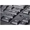 Kensington ProFit Ergo Wireless tastatūra FR, pilna izmēra (100%), vadu un bezvadu, RF bezvadu + USB, AZERTY, melns