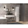 Vannas istabas glabāšanas skapis top e shop NEL II BIEL — brīvi stāvošs, 5 plaukti, 310×300×1740 mm, balts