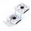 Dzesēšanas ventilators Jonsbo ZL-120W PWM ARGB 120mm Balts — 120 mm, PWM, ARGB