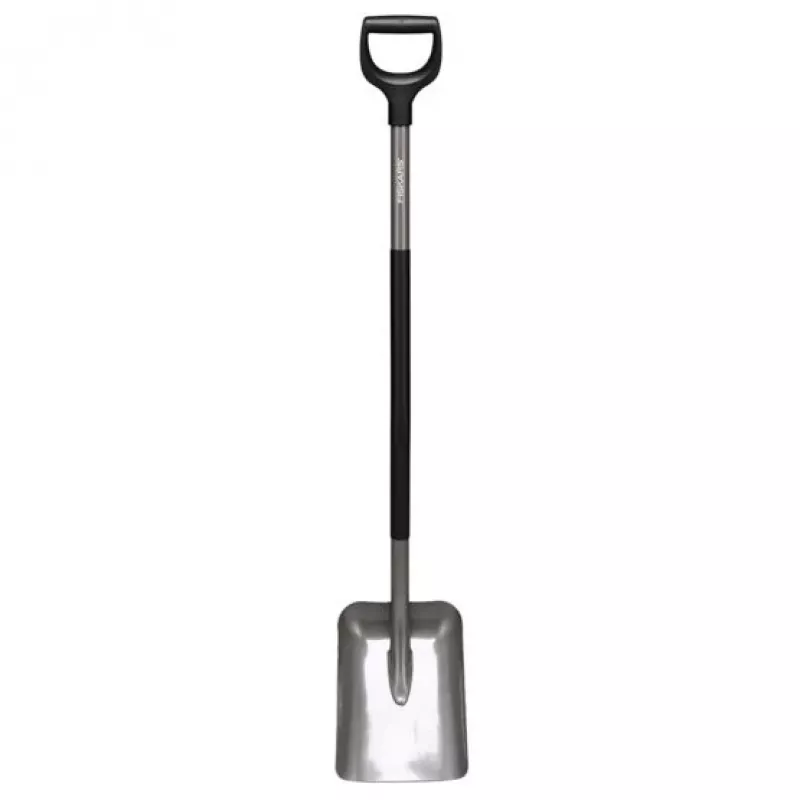 Fiskars Ergonomic FS.S. 1025376 lāpsta, pelēka — ergonomiska dārza lāpsta, Fiskars 1070058