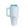 Termo krūze ar teleskopisko salmiņu Kambukka Rio Tumbler 950ml Frosty Coconut