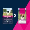 Sausā suņu barība EUKANUBA Puppy & Junior Small/Medium Lamb & Rice 3 kg — pilnvērtīga barība mazu/vidēju šķirņu jaunajiem suņiem