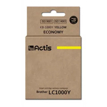 Actis KB-1000Y Tinte (Brother LC1000Y/LC970Y aizstājējs; Standarta; 36 ml; dzeltena)