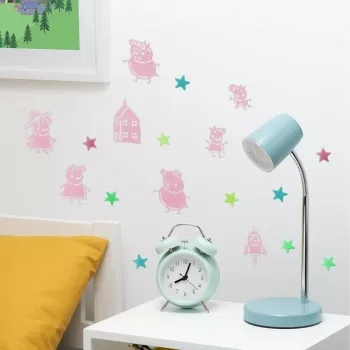 Sienas uzlīme Hasbro Peppa Pig PP13870PP spoži tumsā mirdzošās zvaigznes