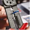 Knipex 97 21 215 B presēšanas instruments melns, zils, sarkans