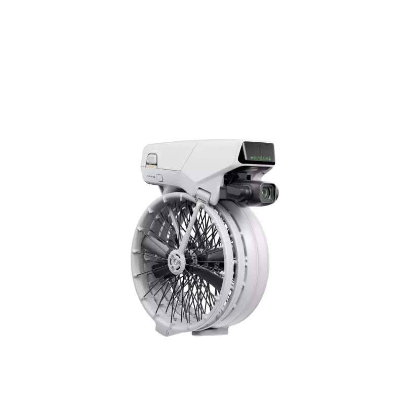 Drons DJI Flip ar 4 rotoriem, 48 MP kameru, 3840×2160 video, 3110 mAh akumulatoru, melnā/baltā krāsā