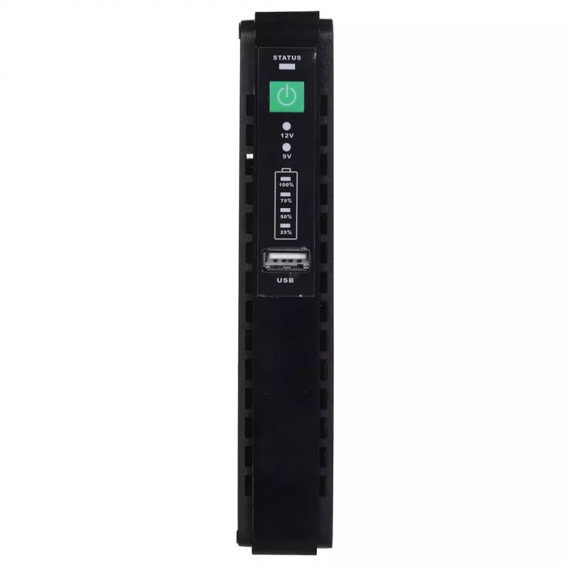 Barošanas adapteris/invertors MPL Power RouterUPS-30-PoE 30 W Iekštelpu, 100–240V, melns, 160×105×28 mm