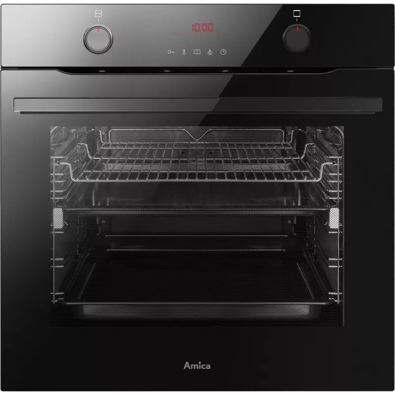 Amica ED47637BA+ X-TYPE STEAM cepeškrāsns 77 L 3600 W A+ melna