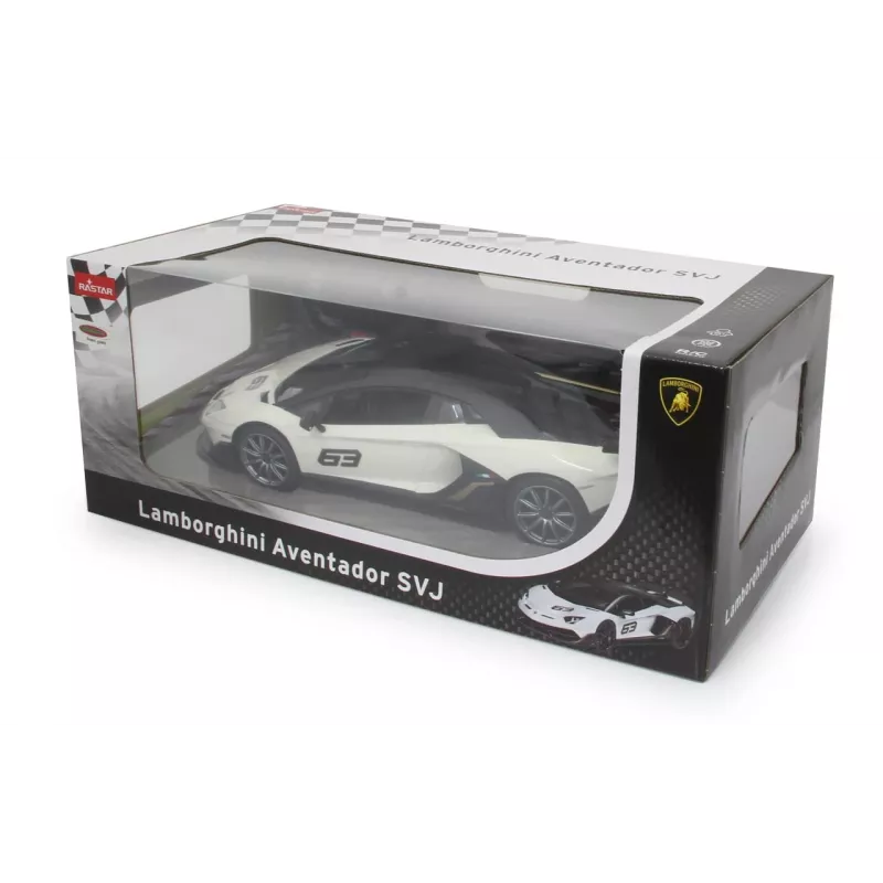 Jamara Lamborghini Aventador SVJ Performance 1:14 Balts 2.4GHz A - sporta auto - Elektriskais motors - 1:16 - Gatavs braukšanai (RTR) - Balts - zēniem (405172)
