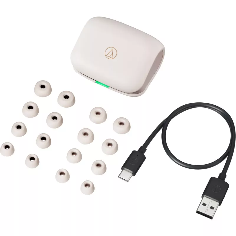 AUDIO-TECHNICA BEZVADU AUSU UZLIKAS ATH-TWX7 BALTA