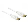 DisplayPort kabelis DeLOCK 85509 1,5 m Balts