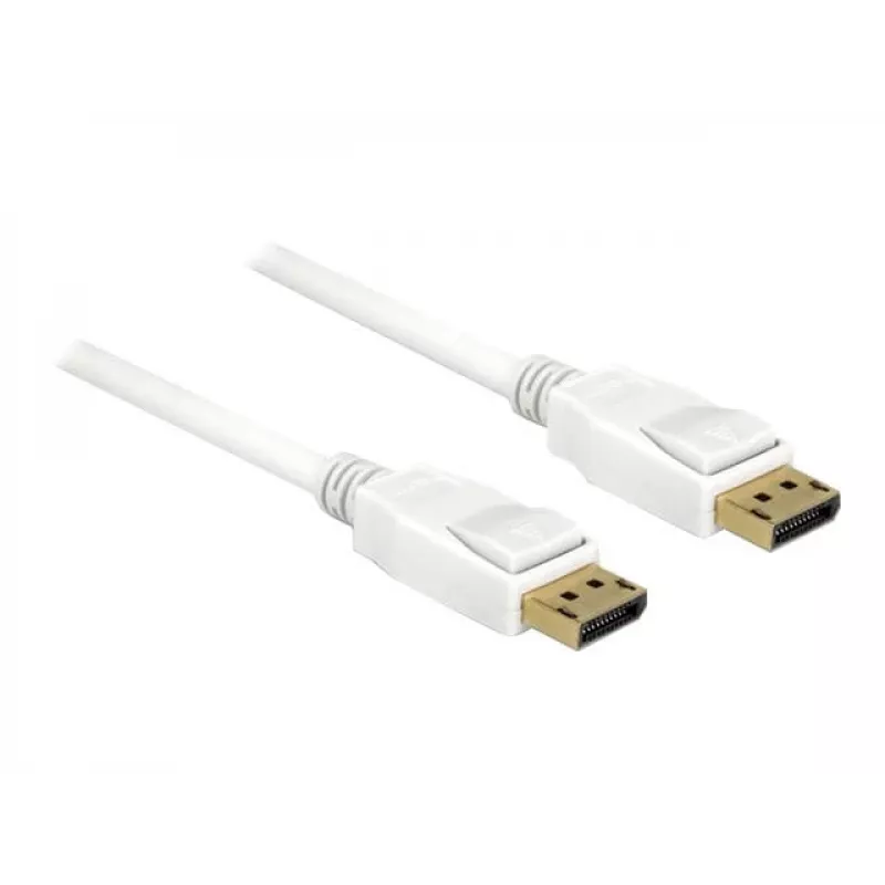 DisplayPort kabelis DeLOCK 85509 1,5 m Balts