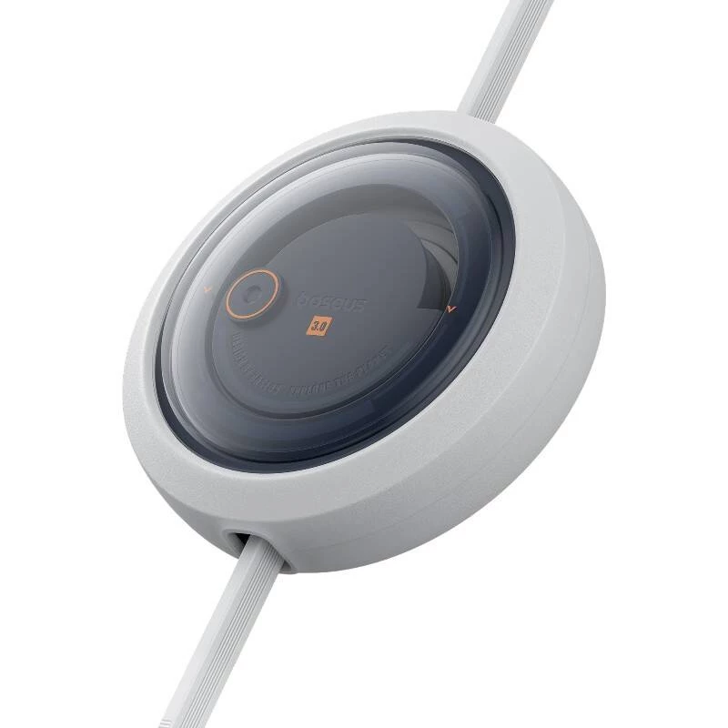 Ātrās uzlādes kabelis 3in1 Baseus Free2Draw USB-C uz USB-C/Lightning/Micro 100W, 1,1m (balts)