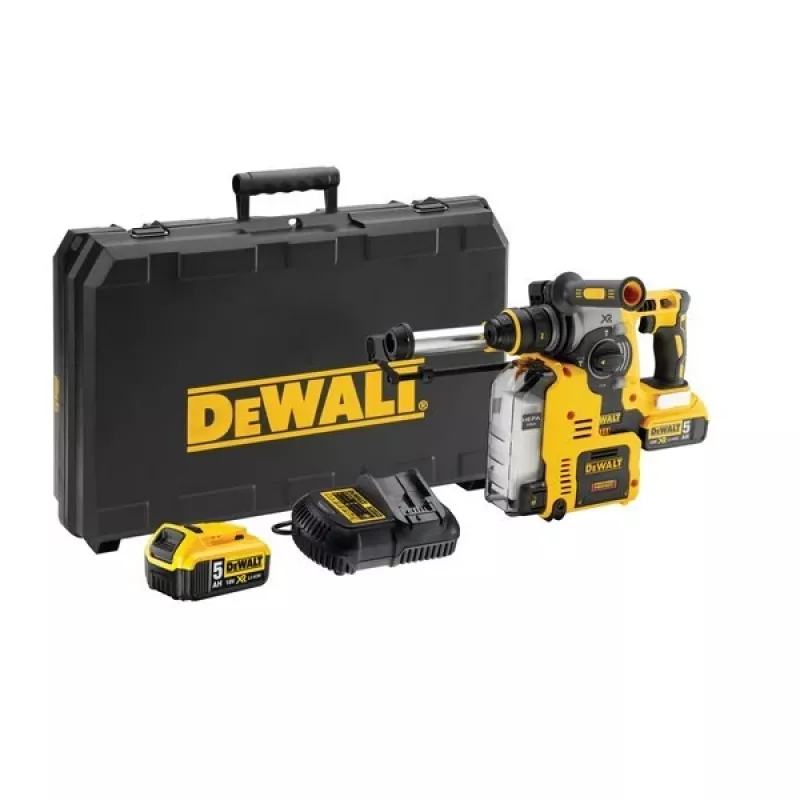 DeWALT akumulatora kombinētais āmurs DCH275P2, 18 volti, rotācijas āmurs 1100 apgr./min SDS Plus