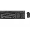 Logitech MK295 Silent - tastatūras un peles komplekts - bezvadu - 2,4 GHz - grafīta krāsā - ungāru izkārtojums