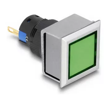 Industriālā LED mašīnas gaisma DELOCK 22056 — 1 lampa, IP40/IP65, maiņstrāva 250V, 5A, 25×42×25 mm