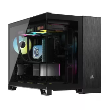 PC korpuss Corsair CC-9011287-WW Midi Tower Alumīnijs, Melns